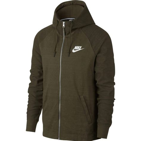 nike av15 hoodie met ritszakken green|Nike Sportswear AV15 Full.